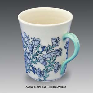 Flower & Bird Cup